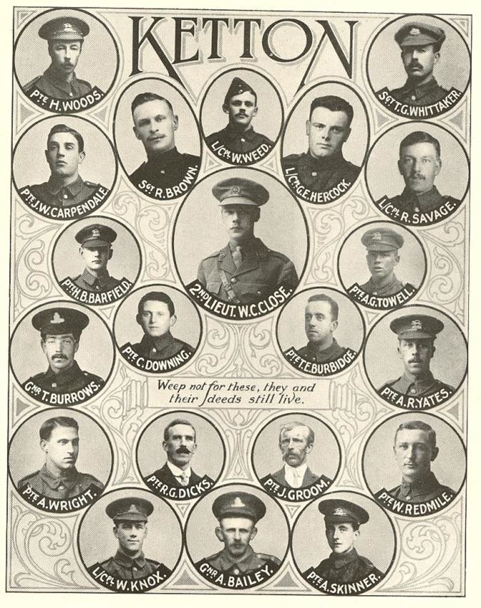 Ketton war roll of honour